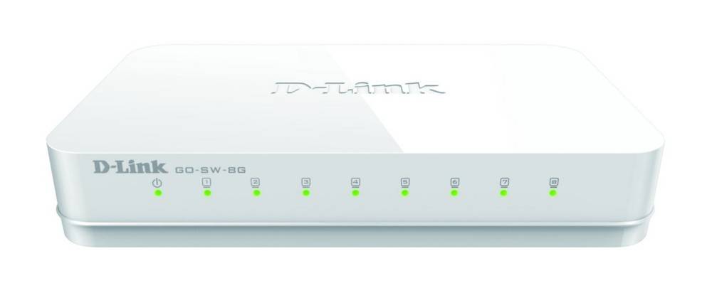 D-Link GO-SW-8G GO-SW-8G Netzwerk Switch 8 Port 1 GBit/s