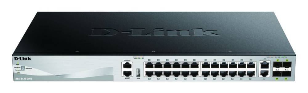 DLink Deutschland Gigabit Stack Switch DGS-3130-30TS/E