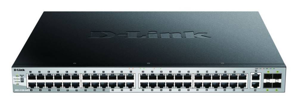 DLink Deutschland Gigabit Stack Switch DGS-3130-54PS/SI