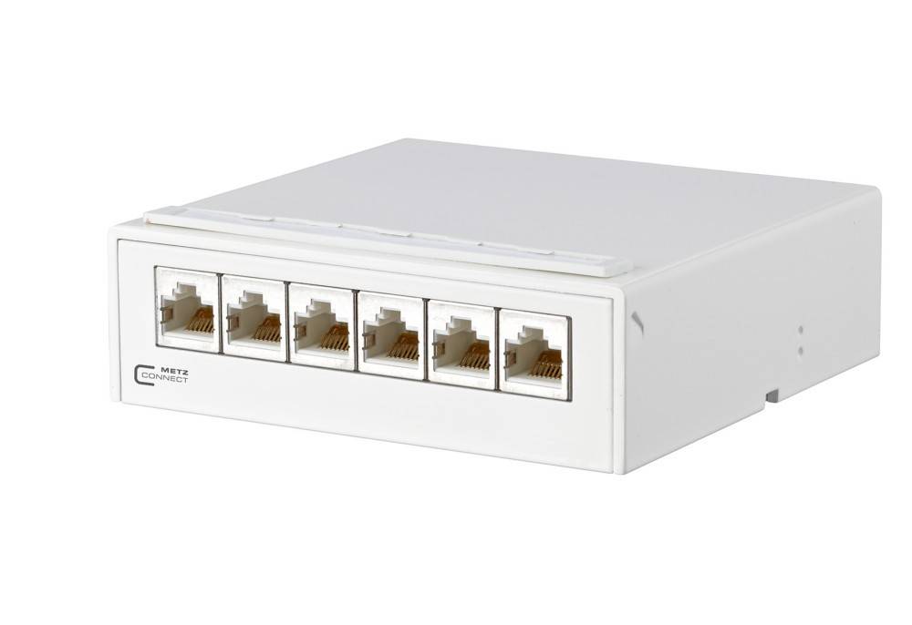 Metz Connect AP-Verteiler 6Port C6A 130862-21C-E