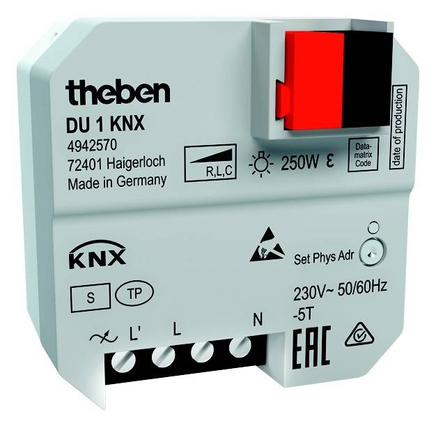Theben UP-Dimmaktor DU 1 KNX