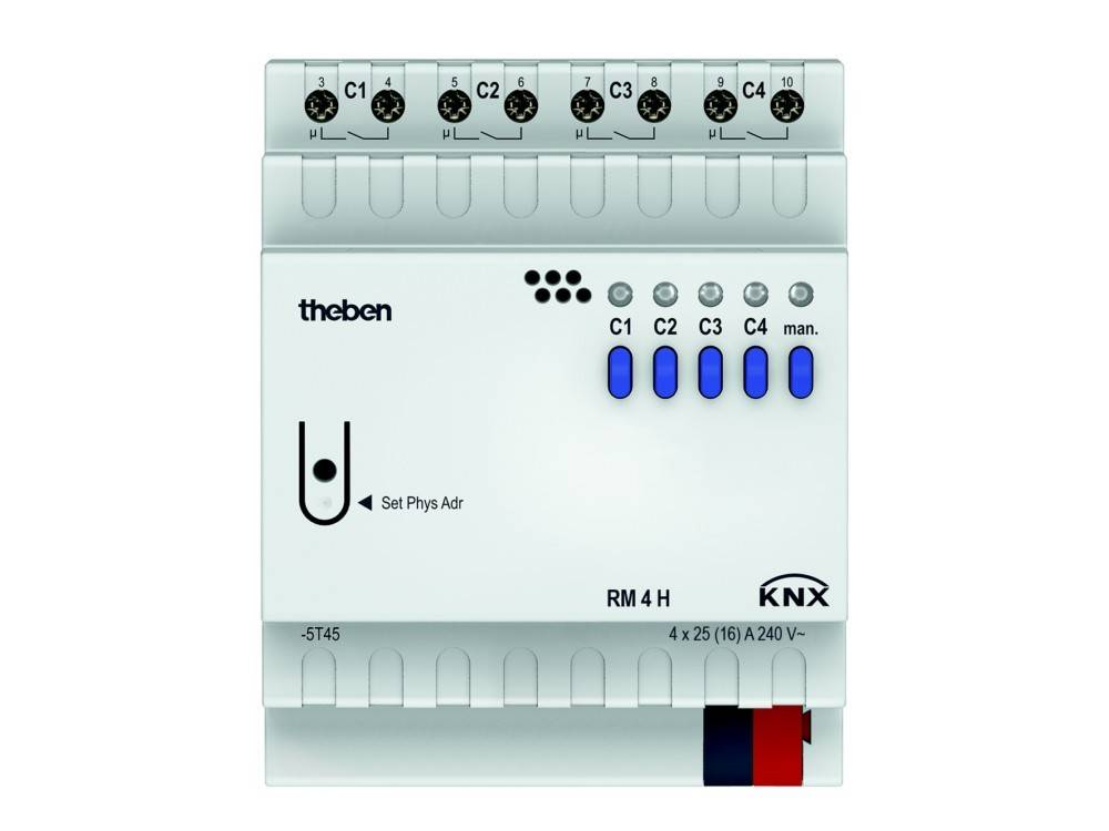 Theben Schaltaktor RM 4 H KNX