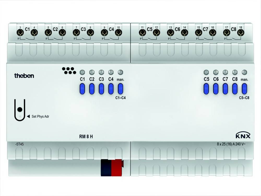 Theben Schaltaktor RM 8 H KNX