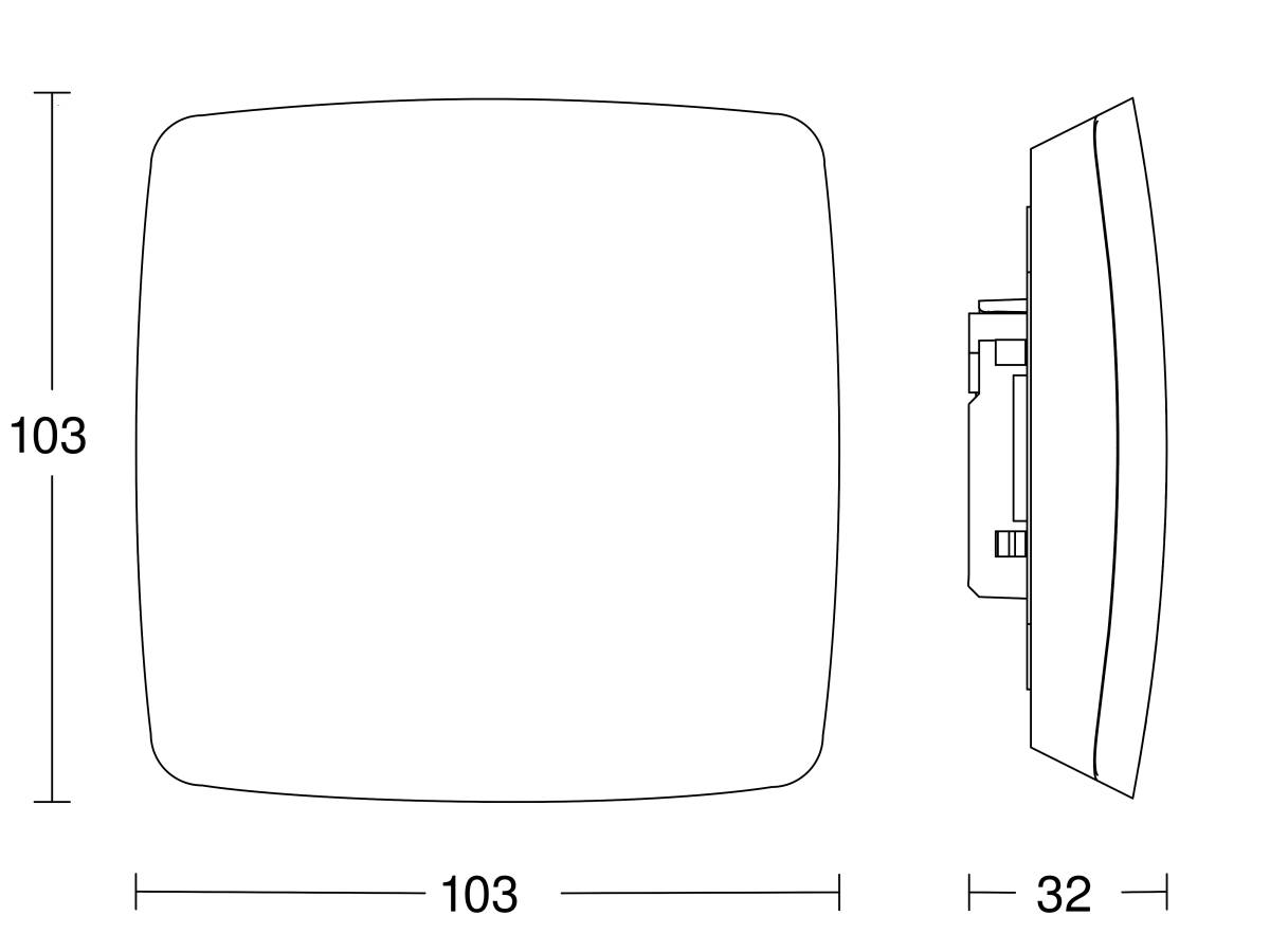 Steinel HF Präsenzmelder True Pres. KNX-Upsw