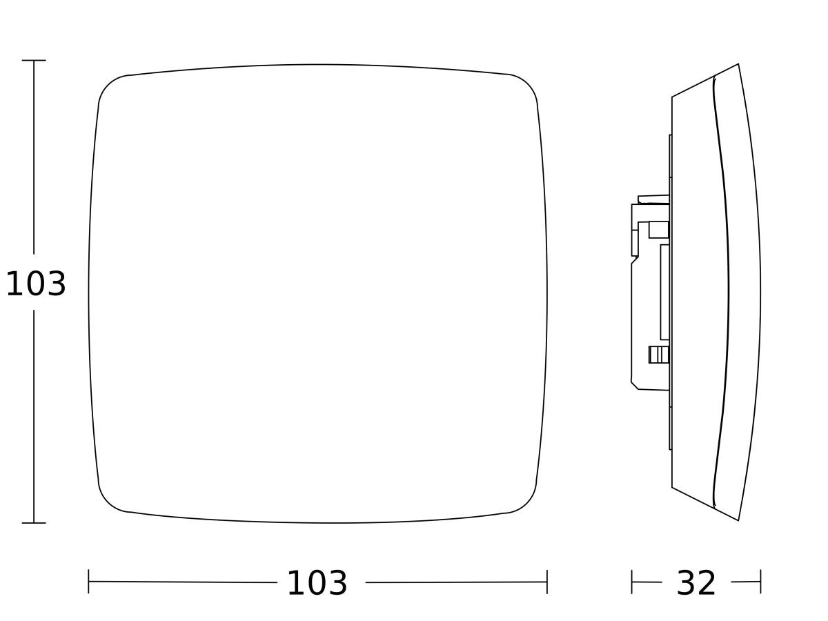 Steinel HF Präsenzmelder True Pres. KNX-Upsw