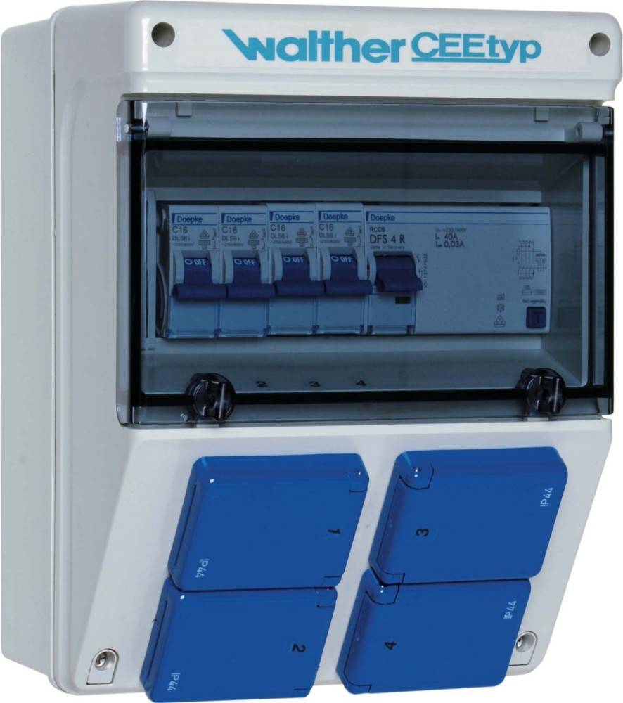 Walther Werke Steckdosenkombination 6920004A