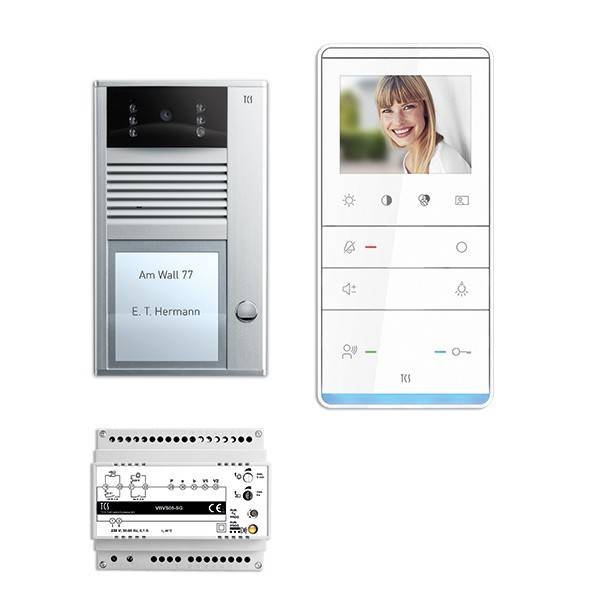 TCS Tür Control Video-Türsprechanlagenset PVC2310-0010