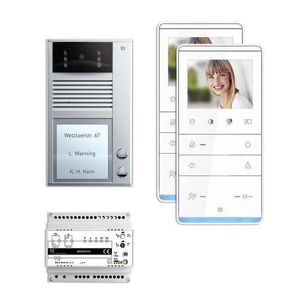 TCS Tür Control Video-Türsprechanlagenset PVC2320-0010