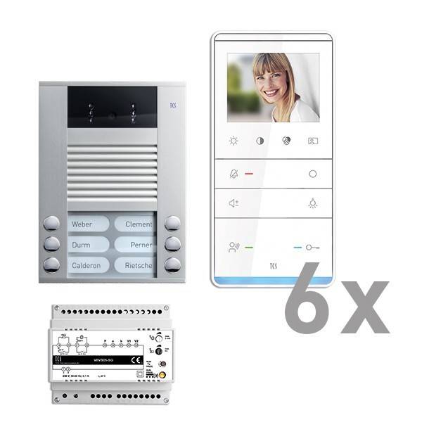 TCS Tür Control Videosprechanlgenset color PVE16060-0010