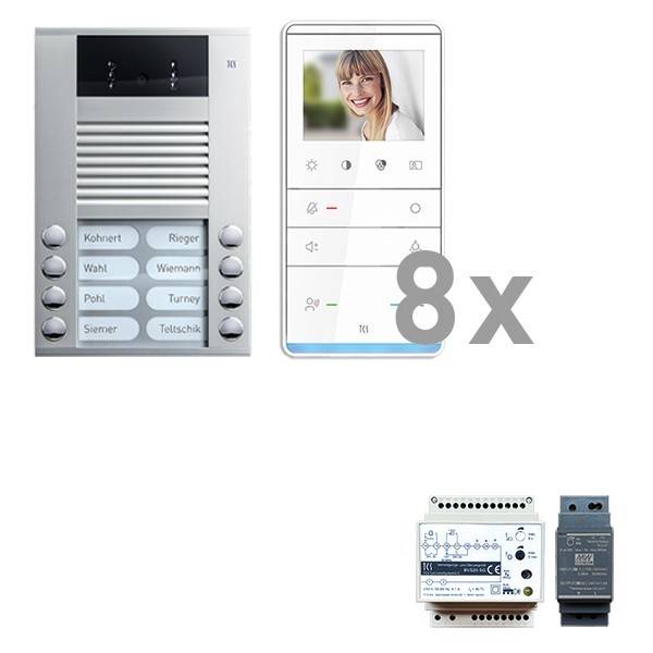 TCS Tür Control Videosprechanlgenset color PVE16080-0010
