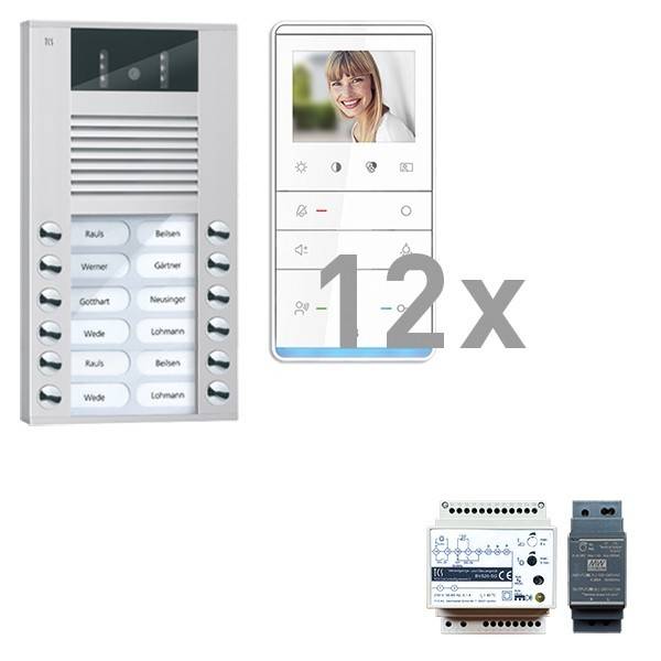 TCS Tür Control Videosprechanlgenset color PVE16120-0010