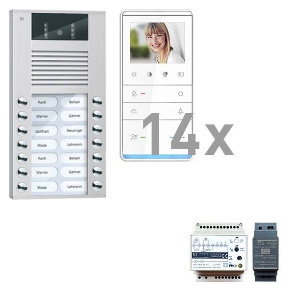 TCS Tür Control Videosprechanlgenset color PVE16140-0010