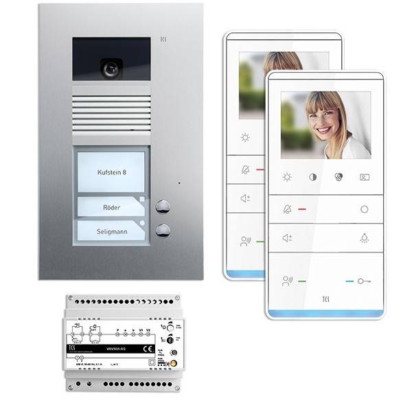 TCS Tür Control Videosprechanlgenset color PVU17020-0010
