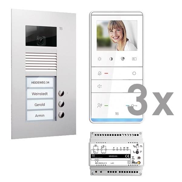TCS Tür Control Videosprechanlgenset color PVU17030-0010