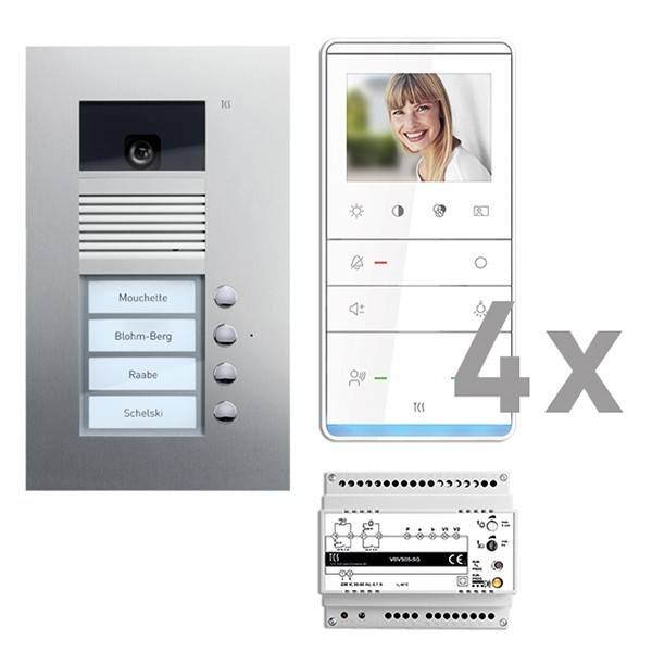 TCS Tür Control Videosprechanlgenset color PVU17040-0010
