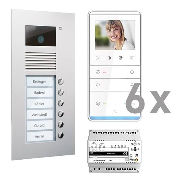 TCS Tür Control Videosprechanlgenset color PVU17060-0010