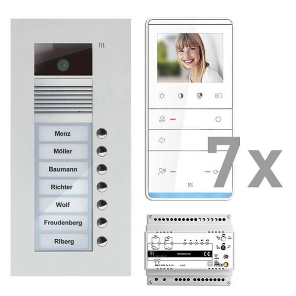 TCS Tür Control Videosprechanlgenset color PVU17070-0010