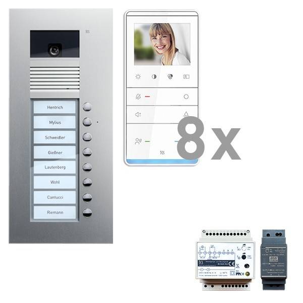 TCS Tür Control Videosprechanlgenset color PVU17080-0010