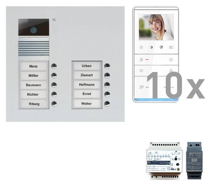 TCS Tür Control Videosprechanlgenset color PVU17100-0010