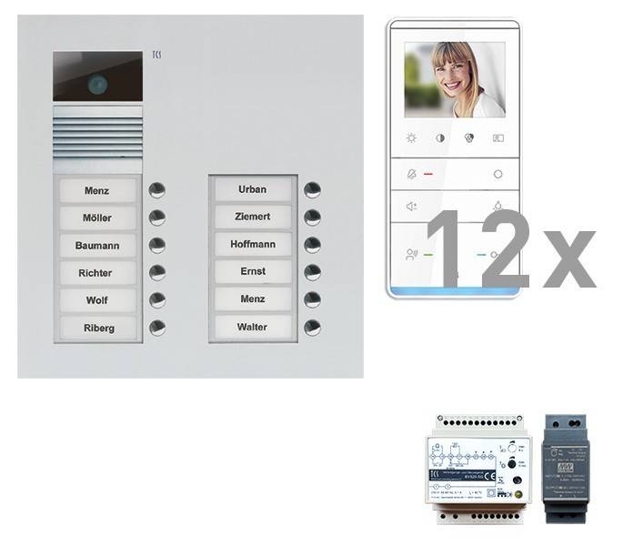 TCS Tür Control Videosprechanlgenset color PVU17120-0010