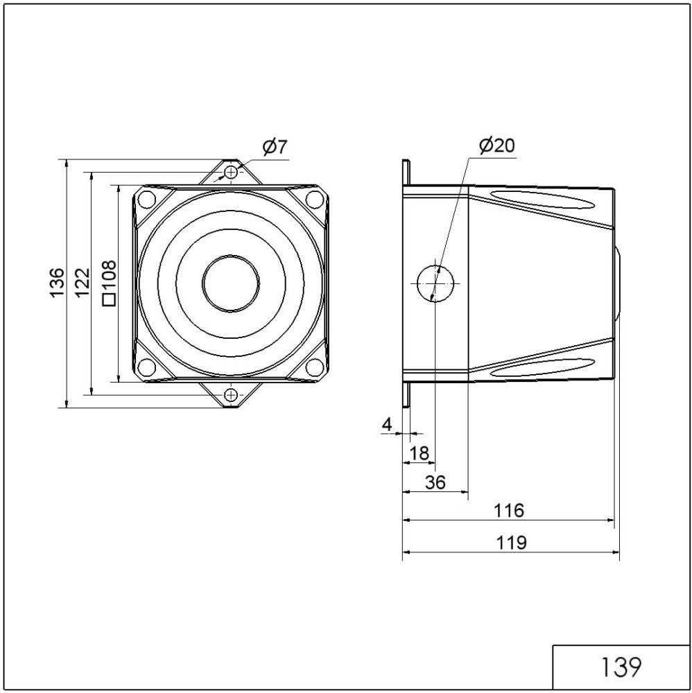 Werma Mehrtonsirene WM 32 Töne 13910068
