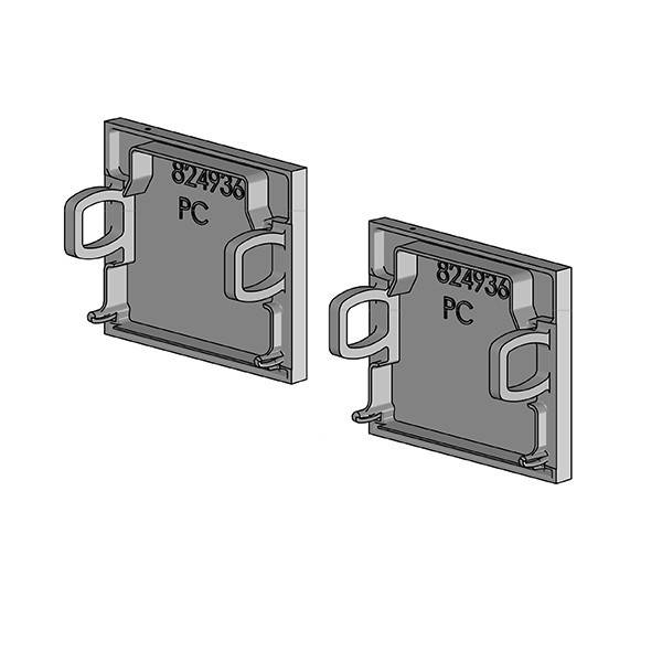 LTS Licht&Leuchten Enddeckel (VE2) LK-Z 060.001 ws