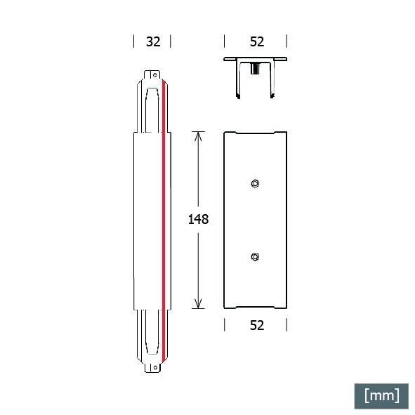 LTS Licht&Leuchten Stromschiene Einbau ST-E I/9010 ws