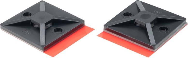 HellermannTyton Klebesockel MB4APT-A-PA66-BK
