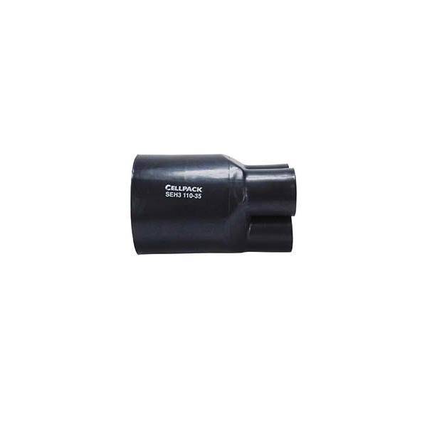Cellpack Schrumpf-Aufteilkappe SEH4/150-55/schwarz