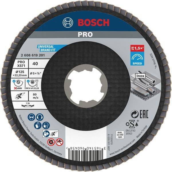 Bosch Power Tools X-LOCK Fächerscheibe 2608619201