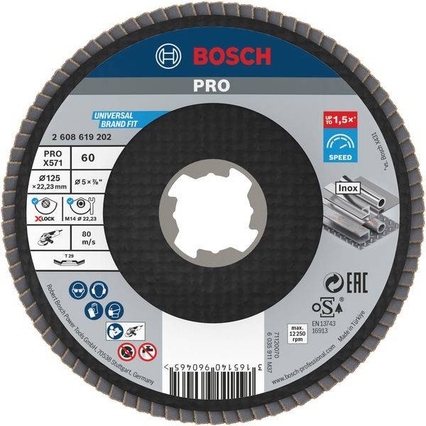 Bosch Power Tools X-LOCK Fächerscheibe 2608619202