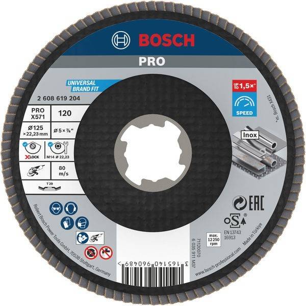 Bosch Power Tools X-LOCK Fächerscheibe 2608619204