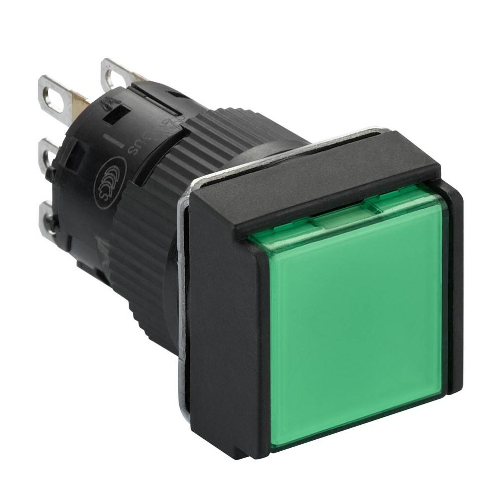 Schneider Electric Grüner Leuchtdrucktaster XB6ECW3B1P
