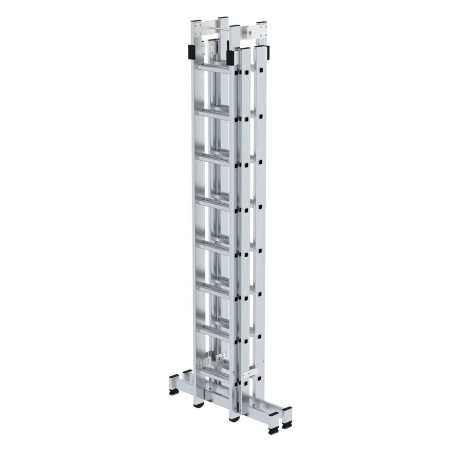 MUNK Stehleiter mit nivello-Traverse 4x8 Sprossen
