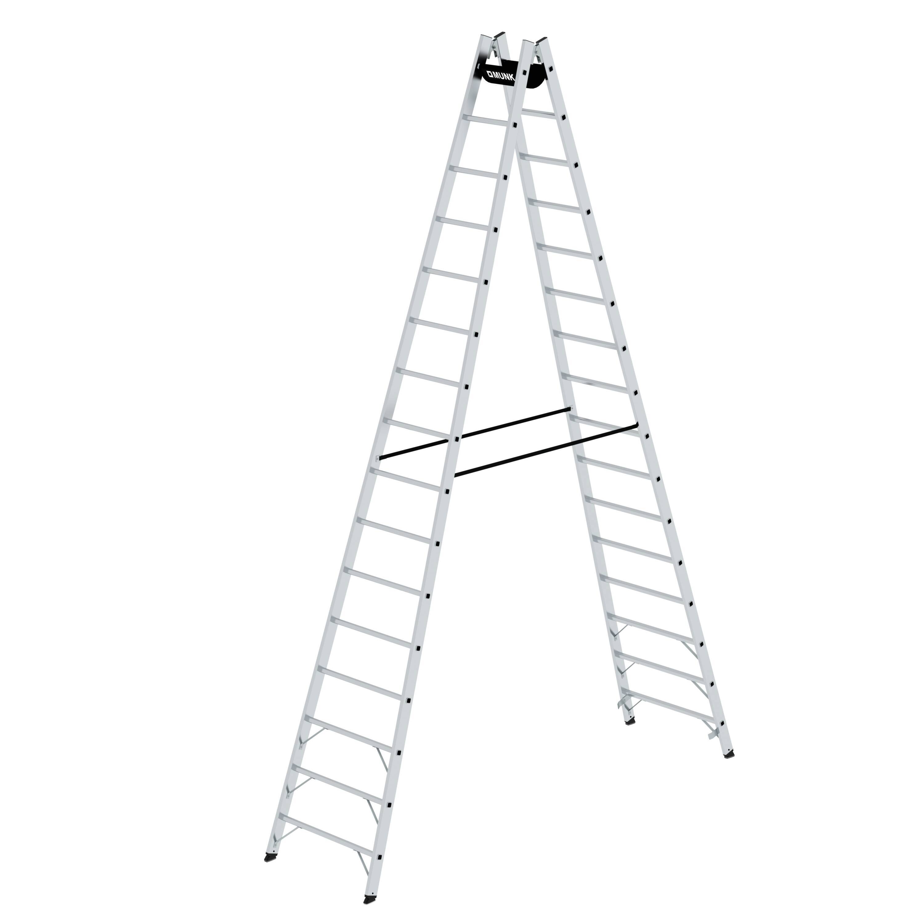 Munk Sprossen-Stehleiter 2x16 Sprossen