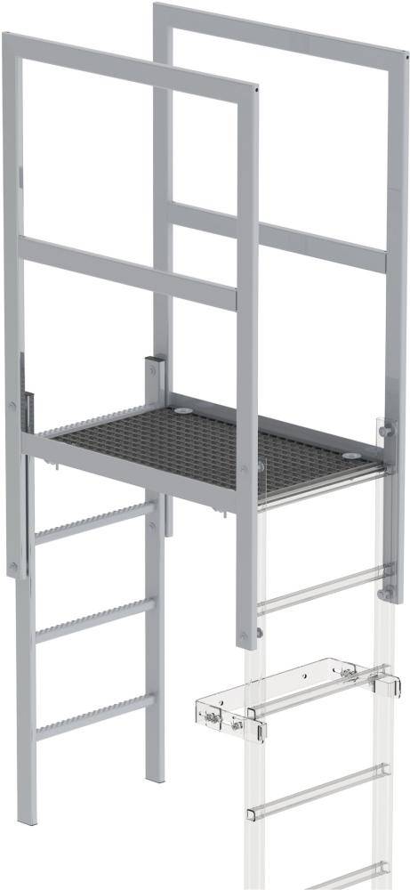 Attika-Überstieg B1220 mm Stahl verzinkt