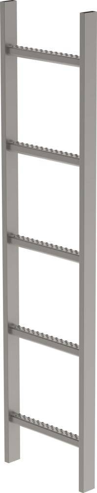 Schachtleiter V4A B 340 mm 5 Sprossen