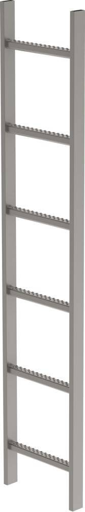 Schachtleiter V4A B 340 mm 6 Sprossen
