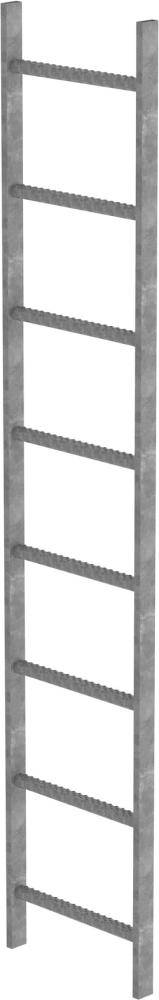 Schachtleiter Stahl verz.B 440 mm 8 Sprossen