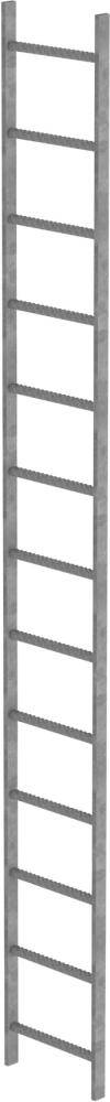 Schachtleiter Stahl verz.B 440 mm 13 Sprossen