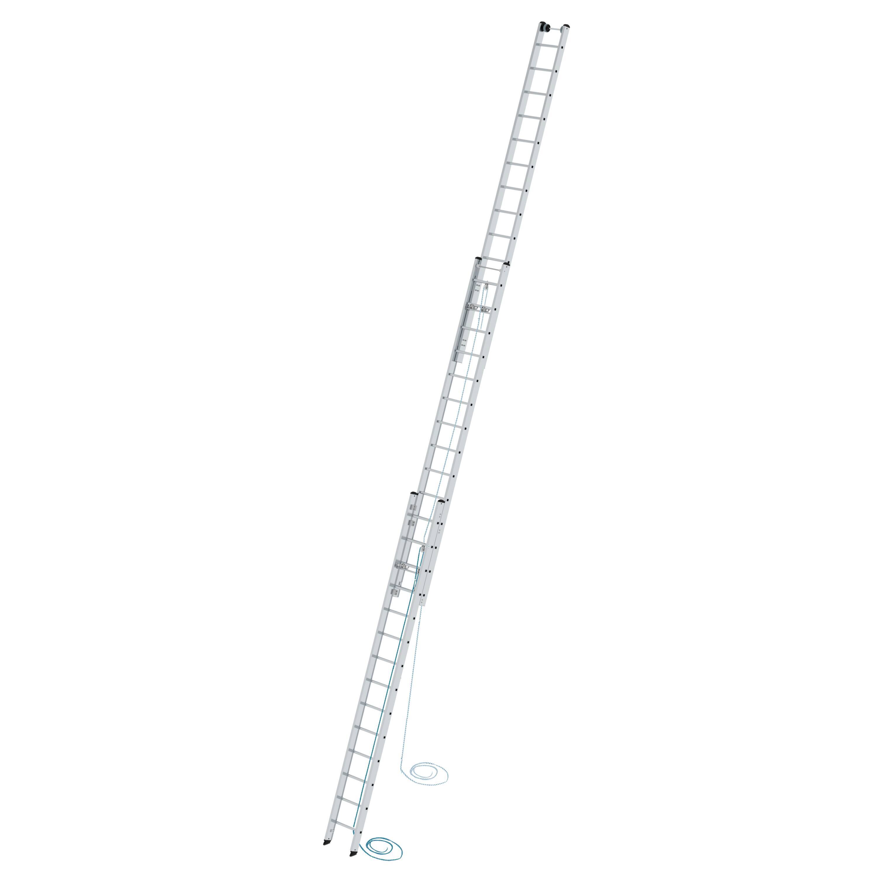 Munk Sprossen-Seilzugleiter 3-teilig ohne Traverse 3x14 Sprossen