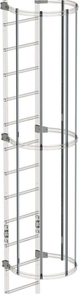 Rückenschutzstrebe 3000mmAlu blank