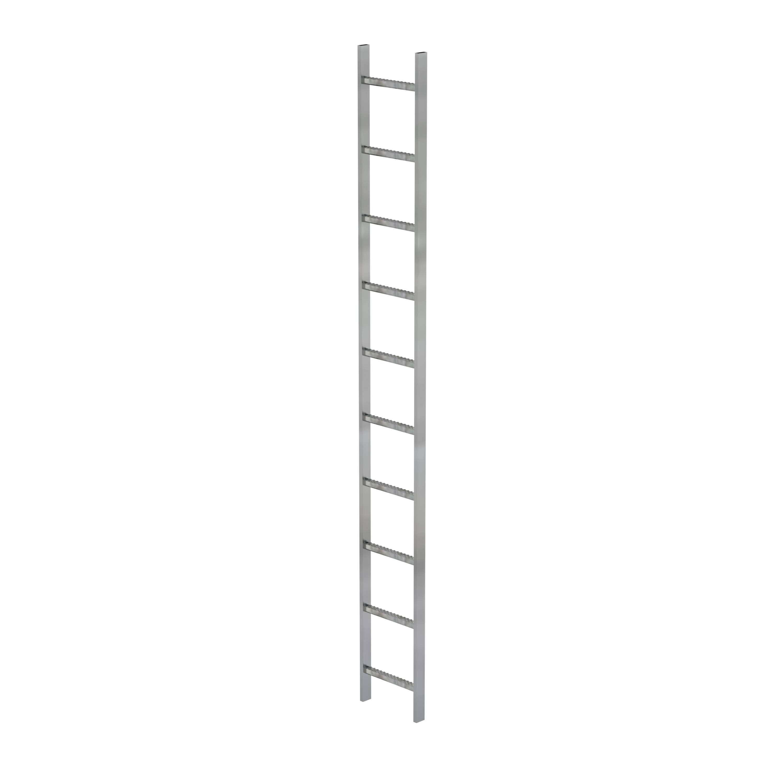 Munk Schachtleiter Stahl feuerverzinkt 300mm Lichte Weite 10 Sprossen