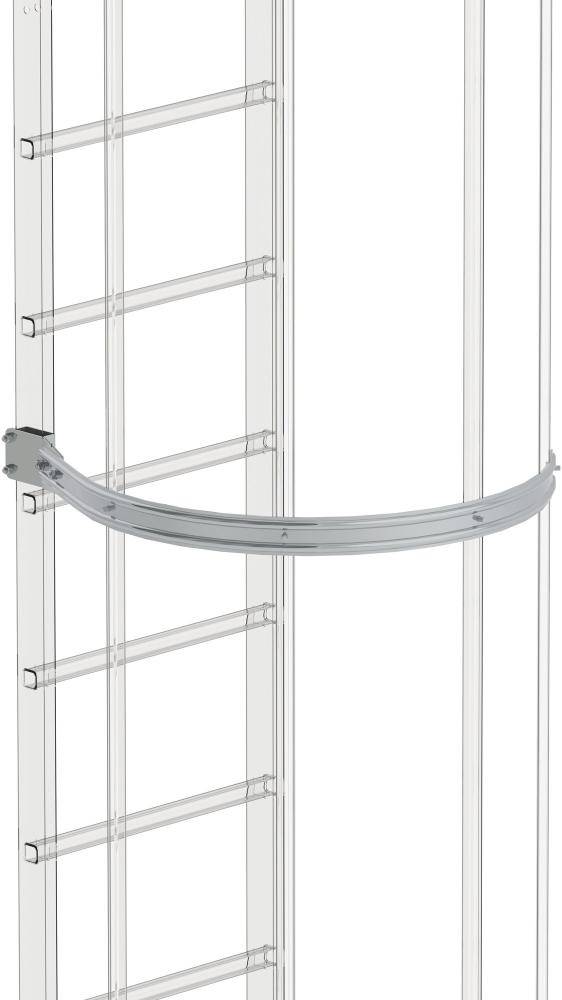 Rückenschutzbügel versetzte Ausführung Alu eloxiert inkl. Montagesatz