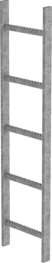 Schachtleiter 5 Sprossen L 1,40 m B340 mm LW 300 mm Stahl verzinkt