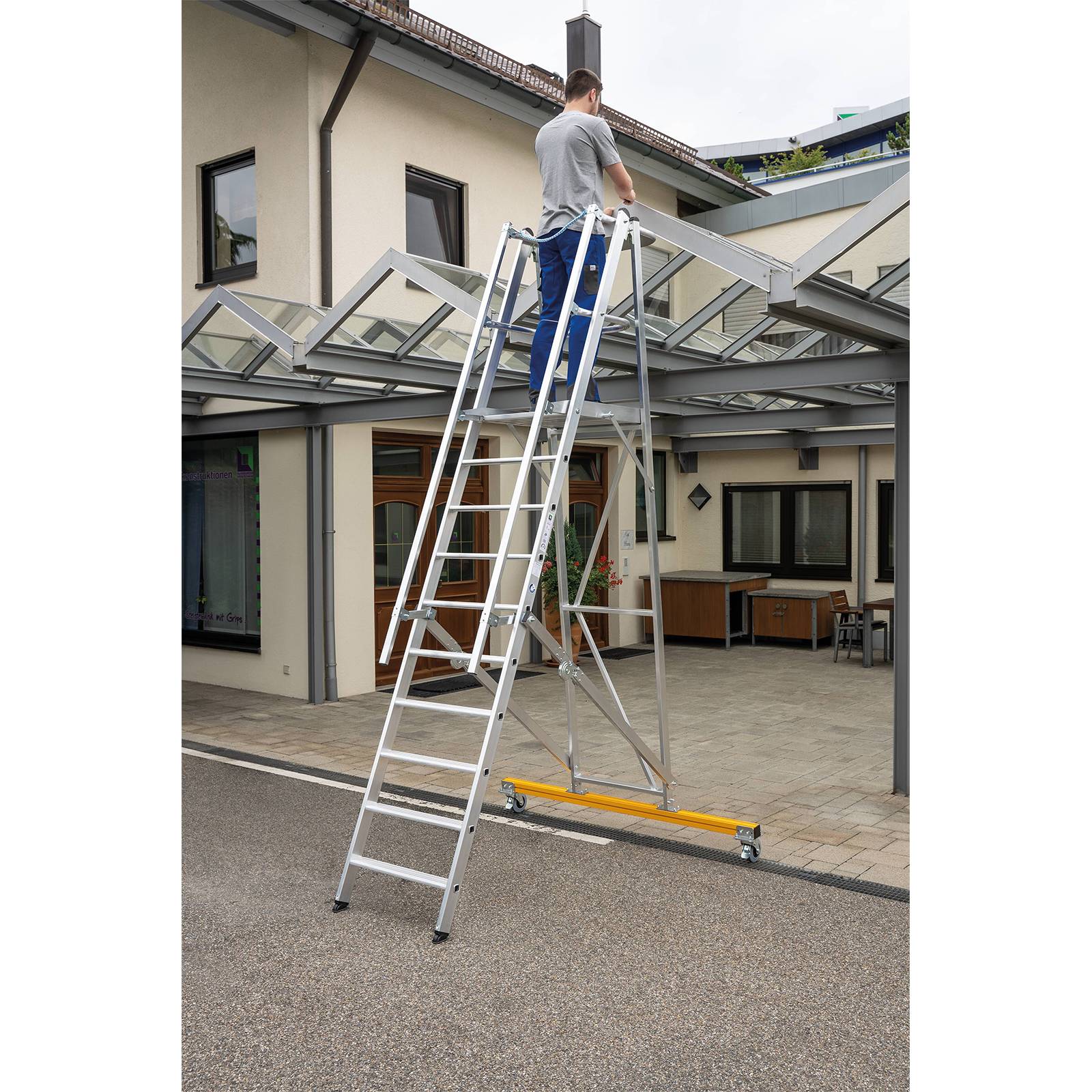 MUNK Podestleiter klappbar 6 Stufen