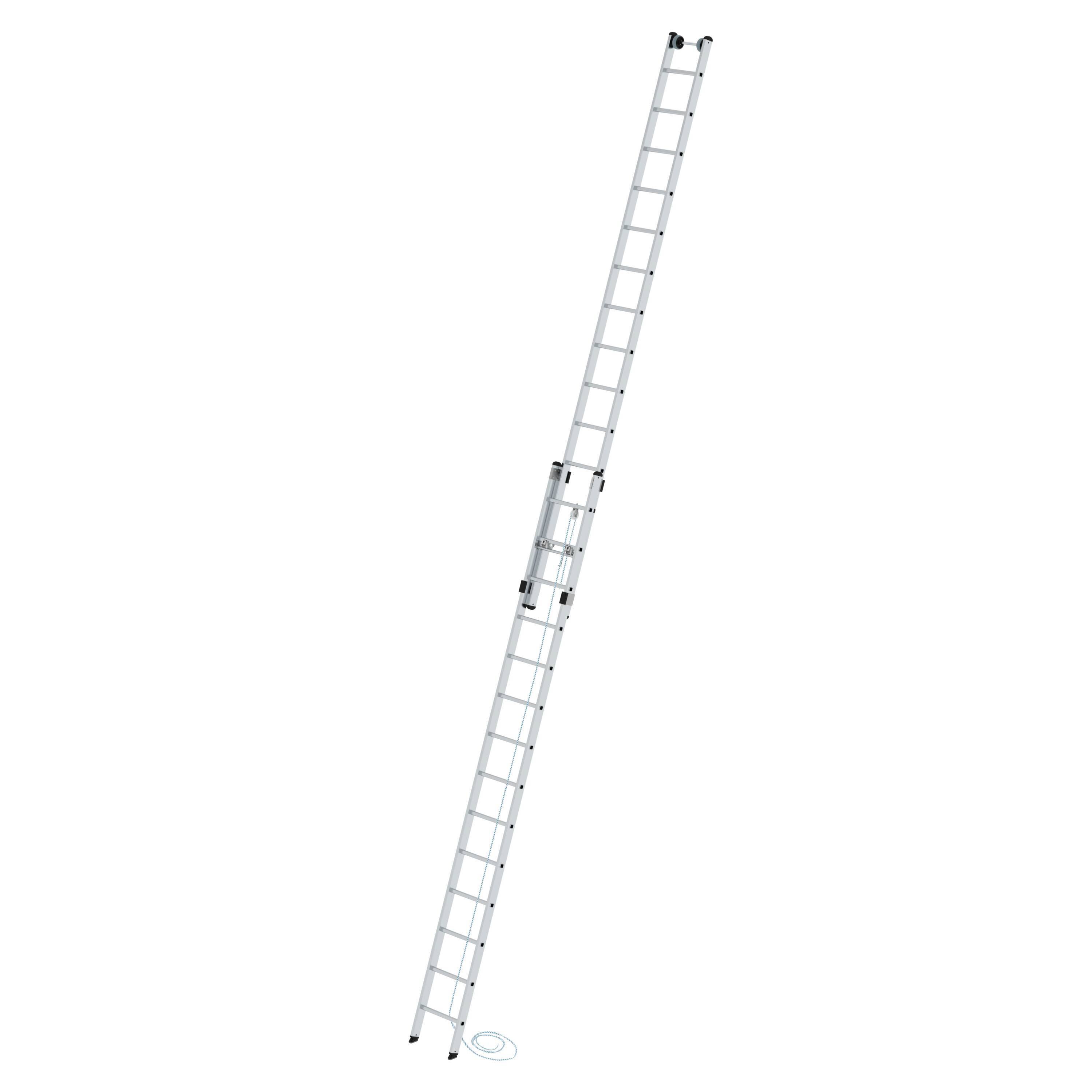Munk Sprossen-Seilzugleiter 2-teilig ohne Traverse 2x14 Sprossen