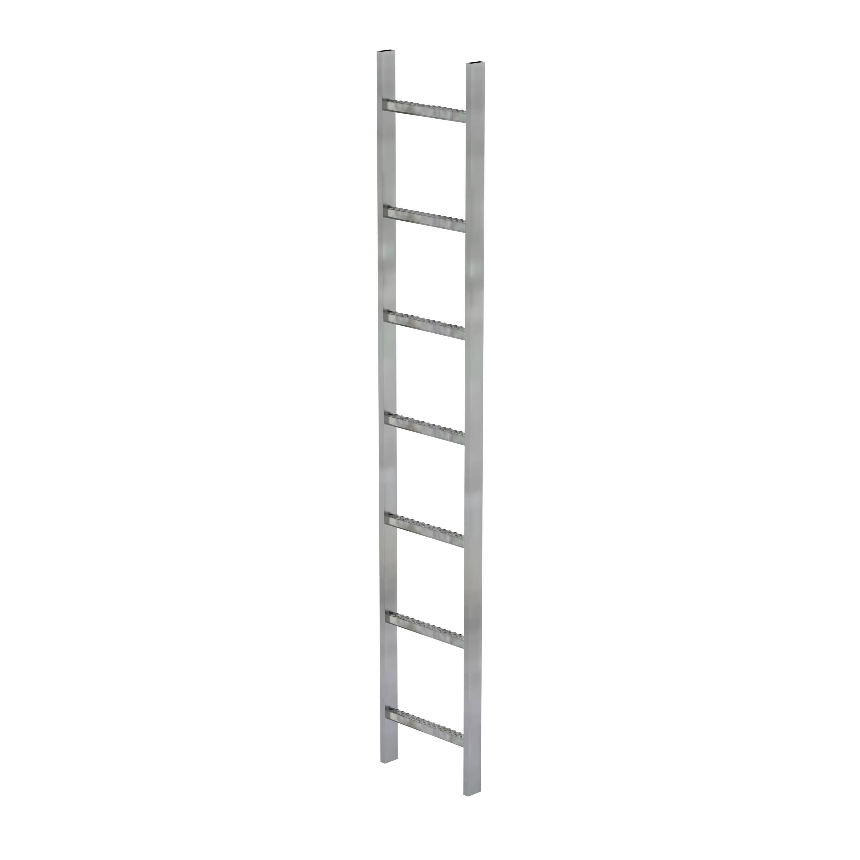 Munk Schachtleiter Stahl feuerverzinkt 300mm Lichte Weite 7 Sprossen