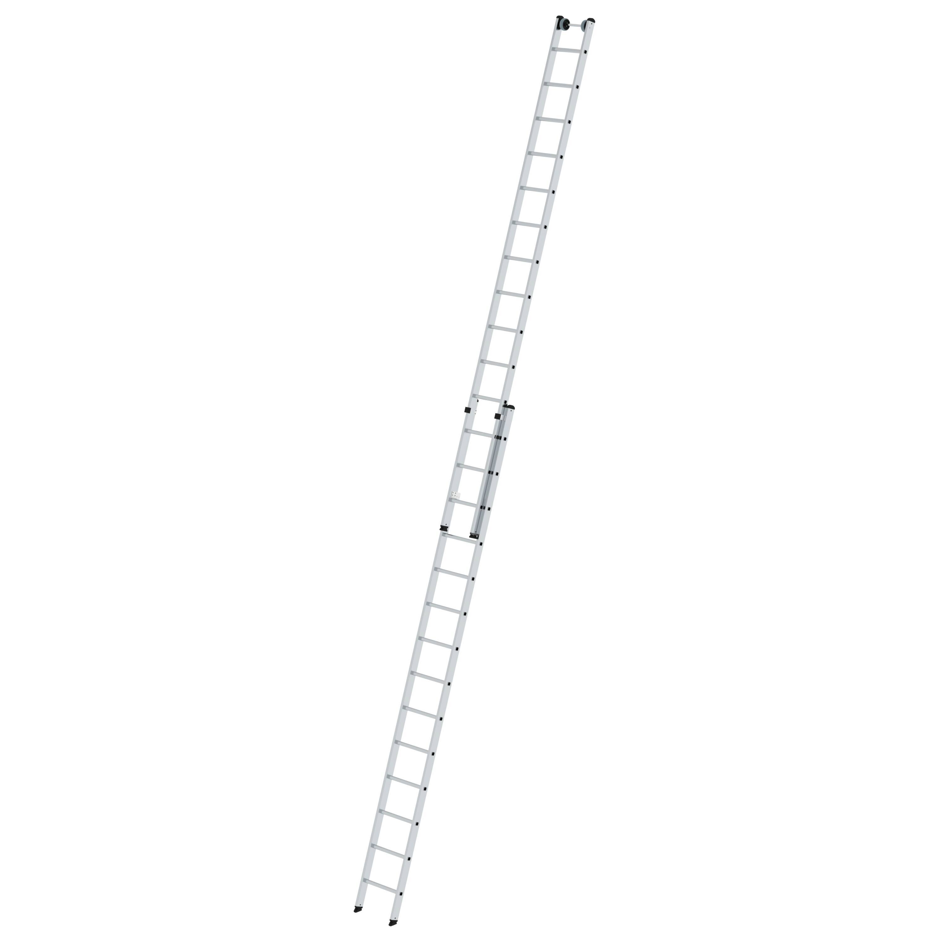 Munk Sprossen-Schiebeleiter 2-teilig ohne Traverse 2x14 Sprossen