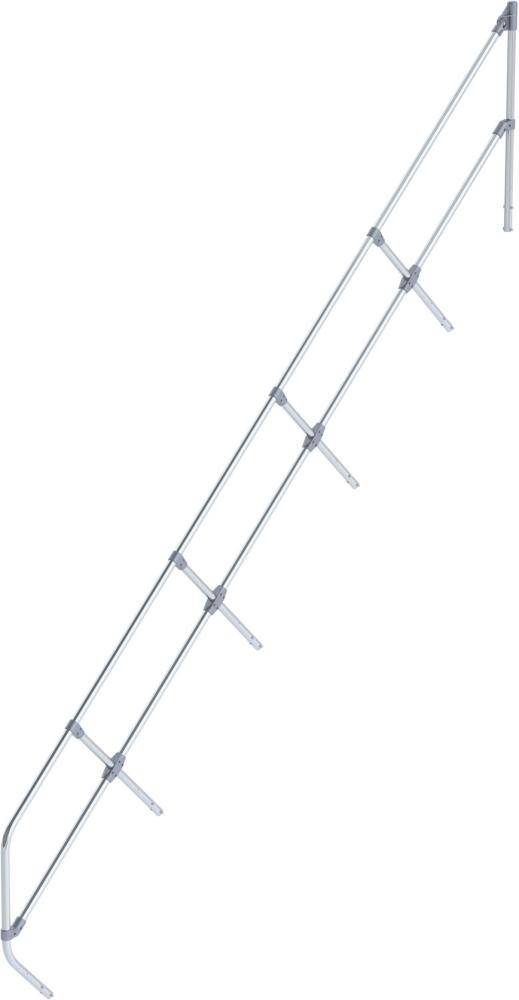 Zweiter Handlauf für Treppe 45 Grad 16 Stufen